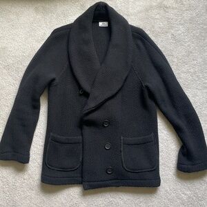 Lacoste double-breasted wool cardigan